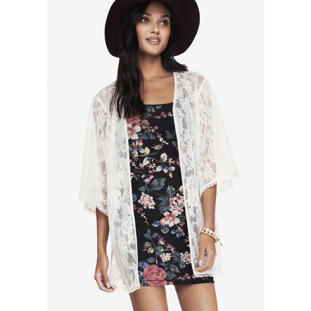 White Lace Kimono